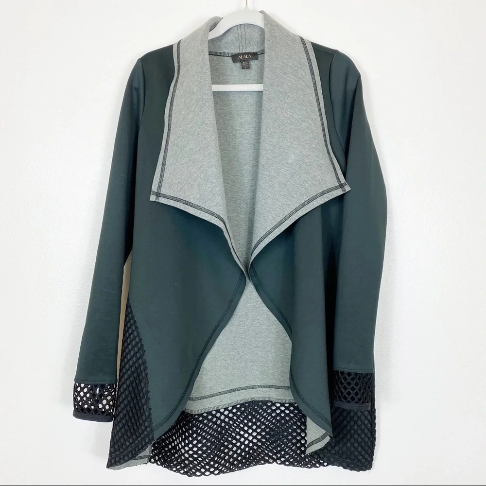 ALALA Neoprene Blanket Jacket Black Size Small - Picture 3 of 13